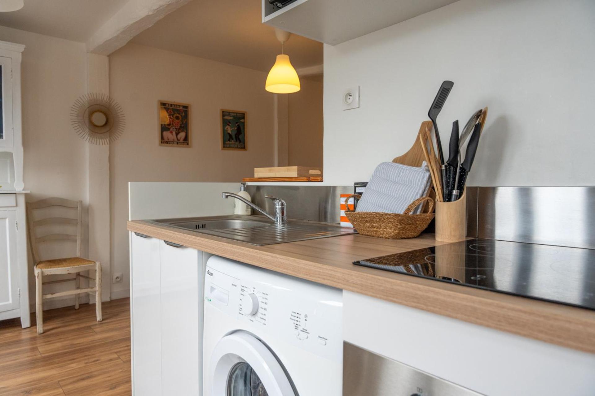 Bleu Bonheur, Appartement Cosy Au Coeur De La Baie サン・ヴァルリー・シュル・ソンム エクステリア 写真